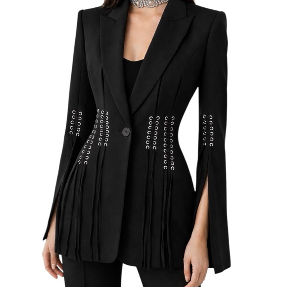 M Signature Label Collection Jackets & Blazers - Stunning Lace Up Jacket The Lumiona